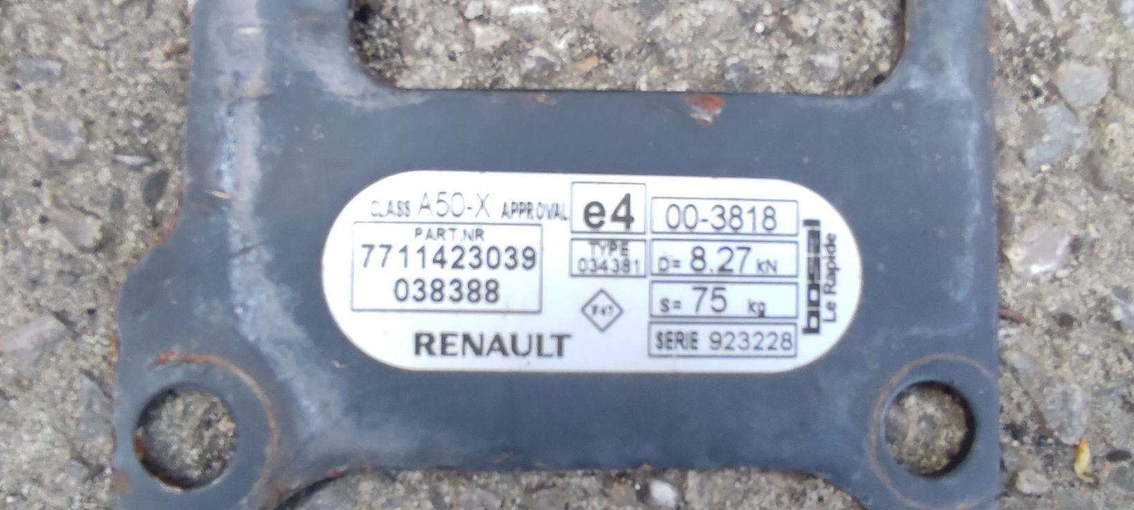 Hak do holowania przyczepy Renault Scenic III  lub Grand Scenic III