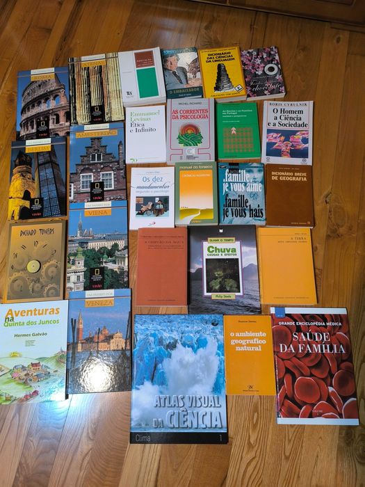 Livros de vários géneros