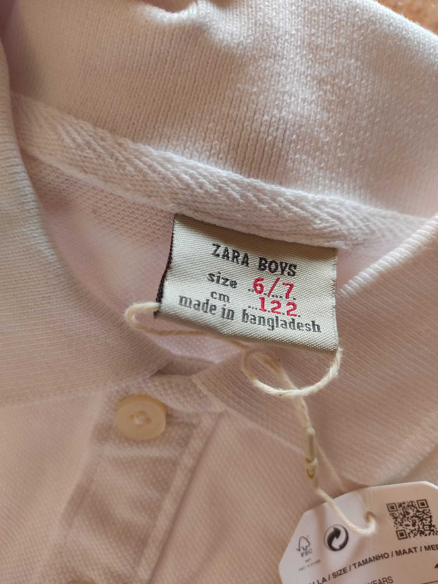 Polo de menino Zara, 6-7 anos, impecável, por estrear