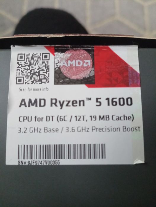 AMD Ryzen 5 1600 z chłodzeniem