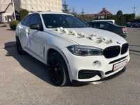 Piekne BMW X6 X5 Auto do ślubu samochod na ślub zawiozę Granat Biała
