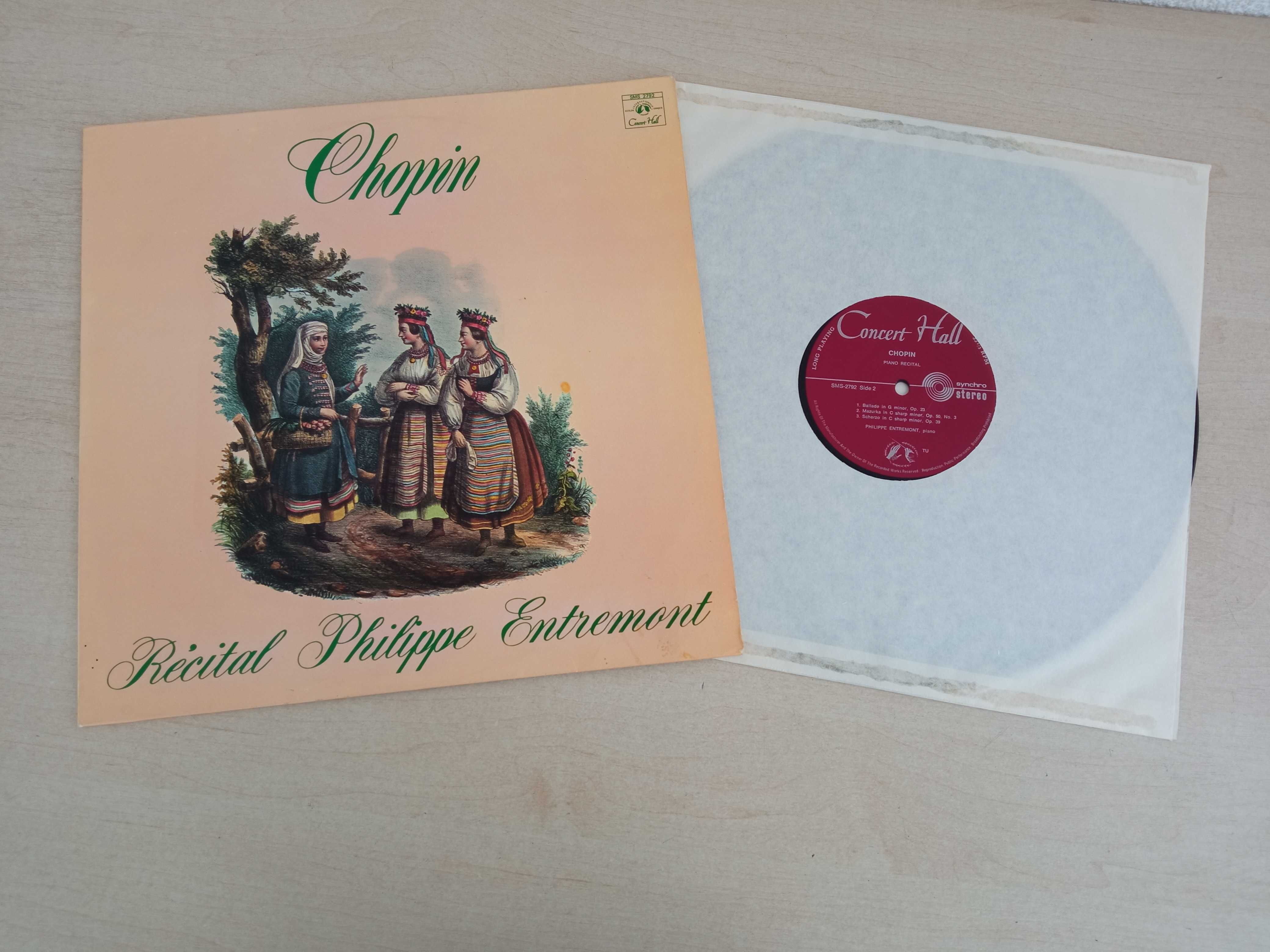 Вінілова платівка Chopin Piano Recital Album Philippe Entremont Piano