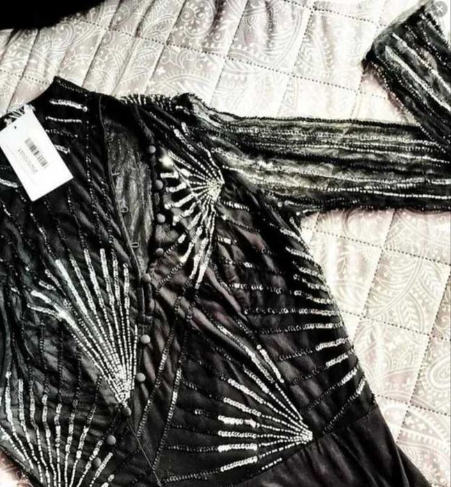 Okazja! Nowe body z cekinami Premium 40/42