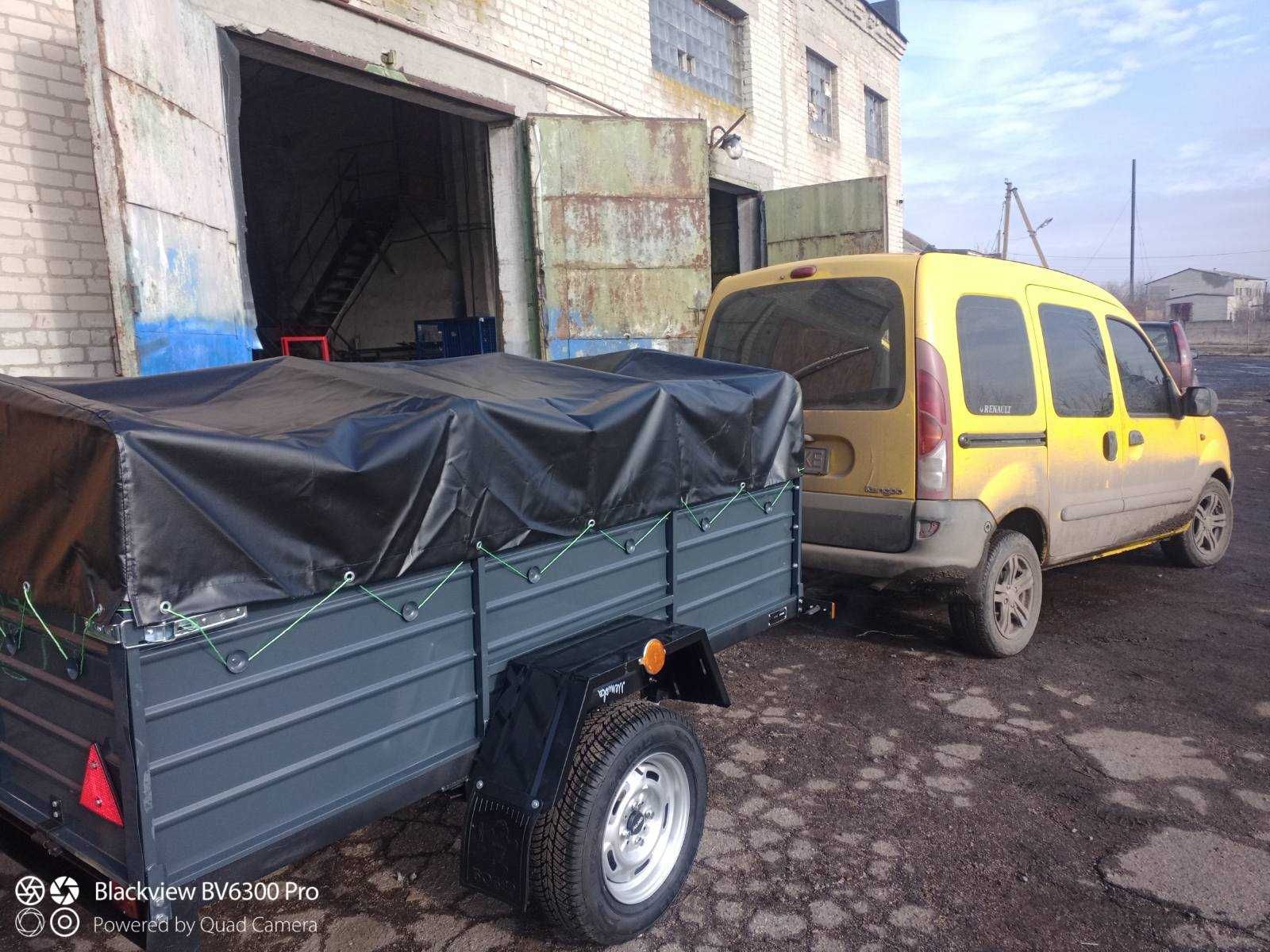 Прицеп ПРИЧІП ПА 2300*1300*500  на 1250 кг міцний  Документи  Доставка