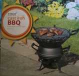 Grill, żeliwny ruszt 35cm BBQ beczółka