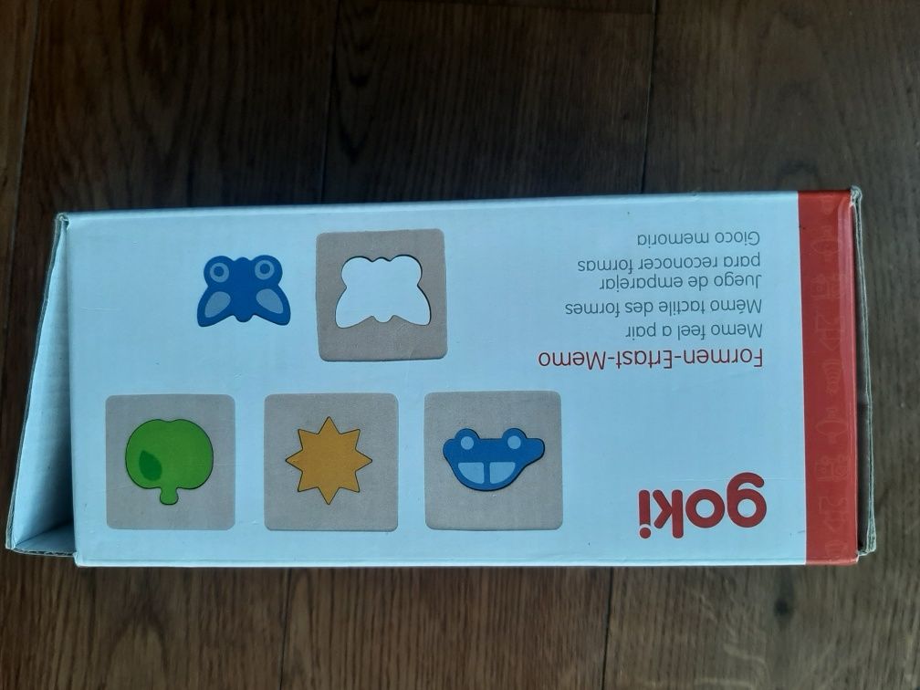 goki memo dotykowe drewniane motoryka touch memory game