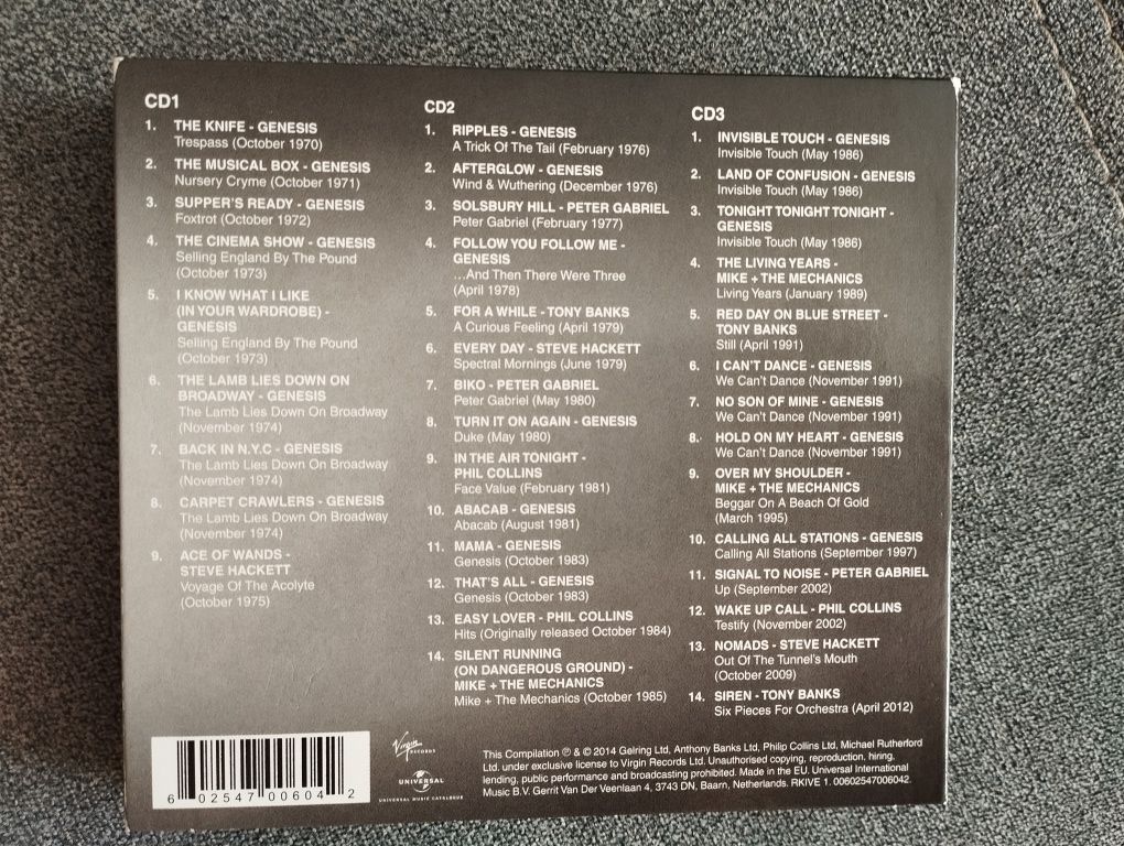 Genesis R-Kive 3 CD