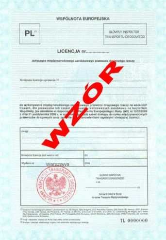 Użyczam certyfikat kompetencji przewóz rzeczy, zlecenia transportowe