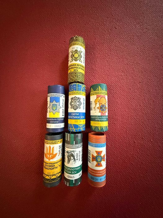 Монети НБУ в сувенірному пакуванні 2023-2025 р.