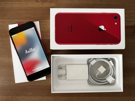 iPhone 8 (RED) 256 GB [Bateria 100%]