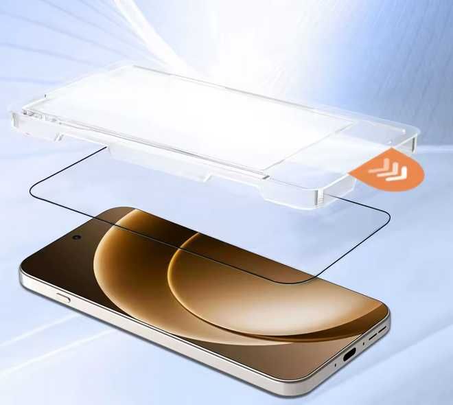 OnePlus 15 szkło hartowane z ramką montażową