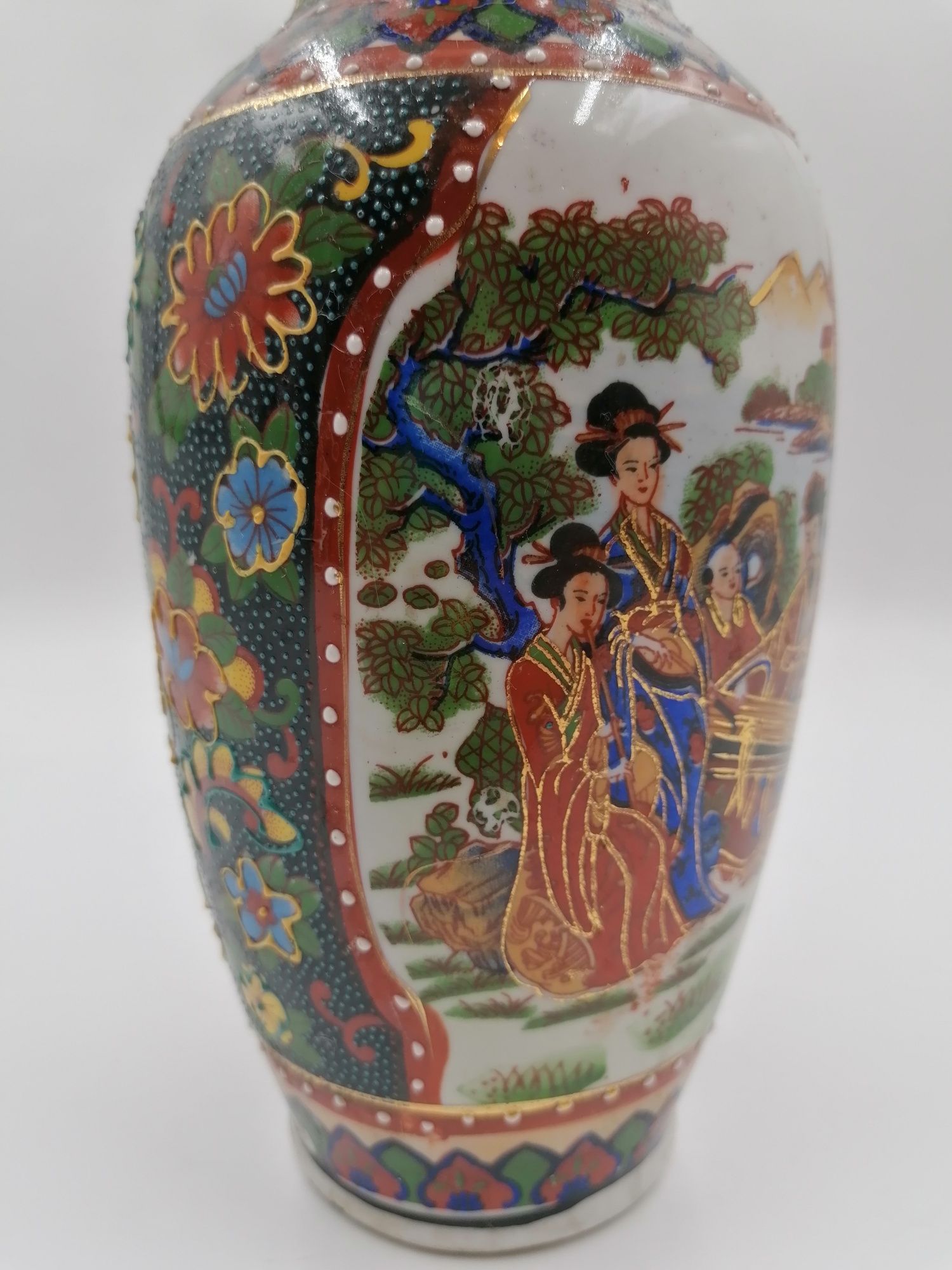 Duży chiński ręcznie malowany wazon