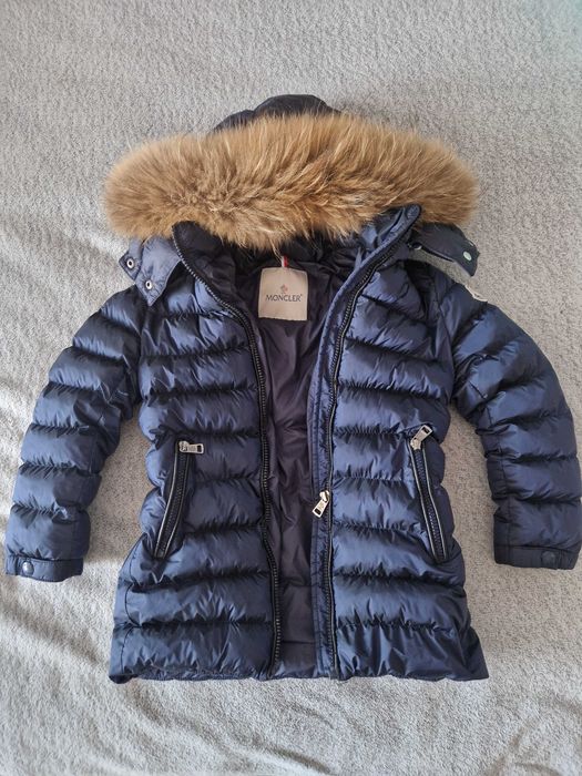 Kurtka zimowa dla dziewczynki rozm. 116/122