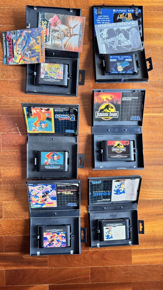 Consola e Jogos Mega Drive