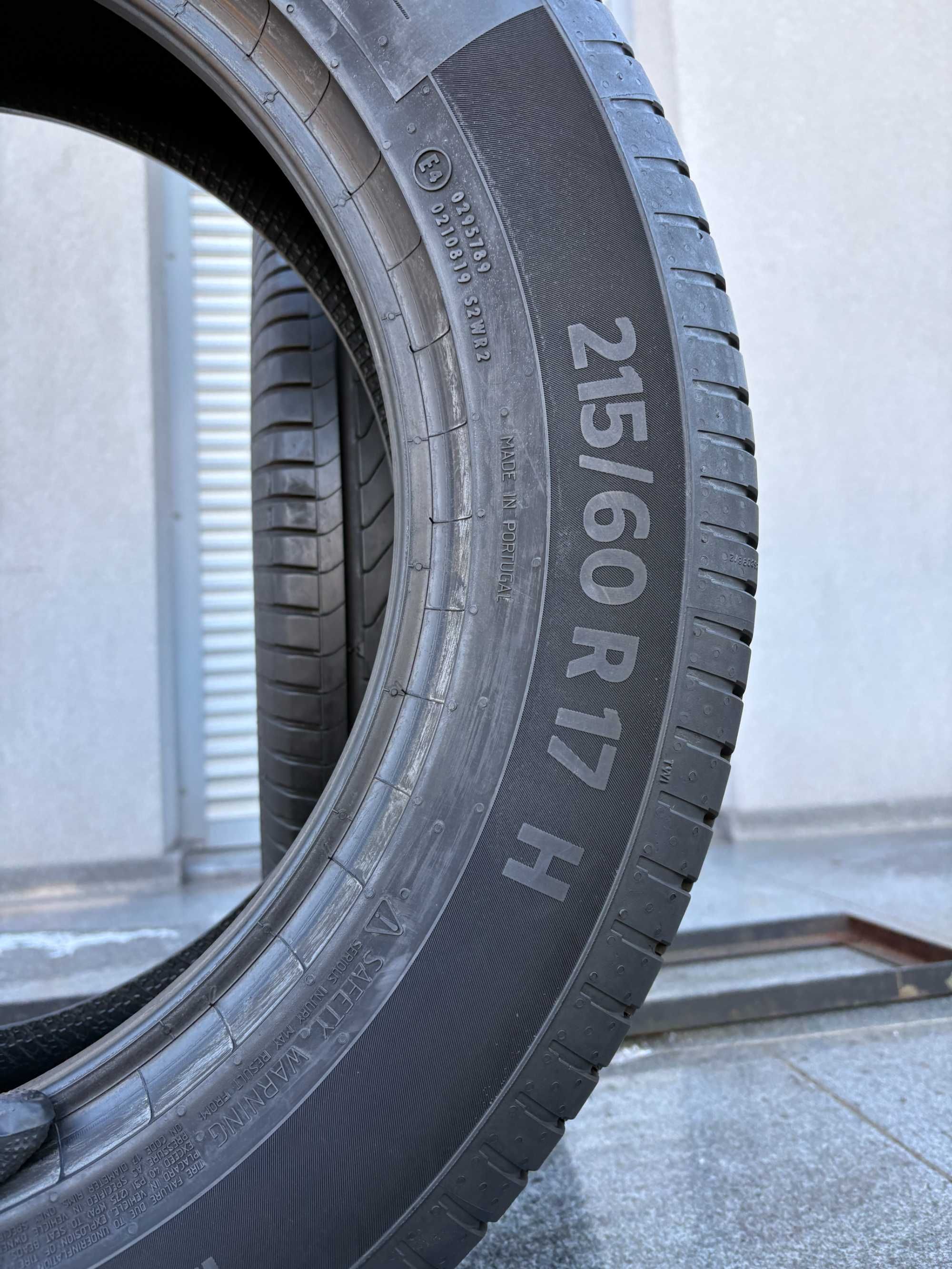 2szt letnie 215/60R17 Continental 6mm 2022r świetny stan! L400 gwaranc