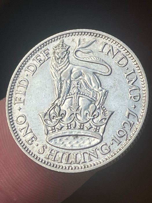 Moeda em prata 1927 Inglesa