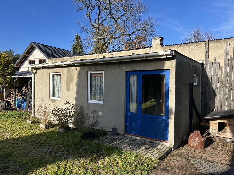 Budynek 28 m2 z plyty obornickiej