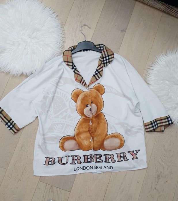 Burberry 40 / L zestaw koszula spodniczka