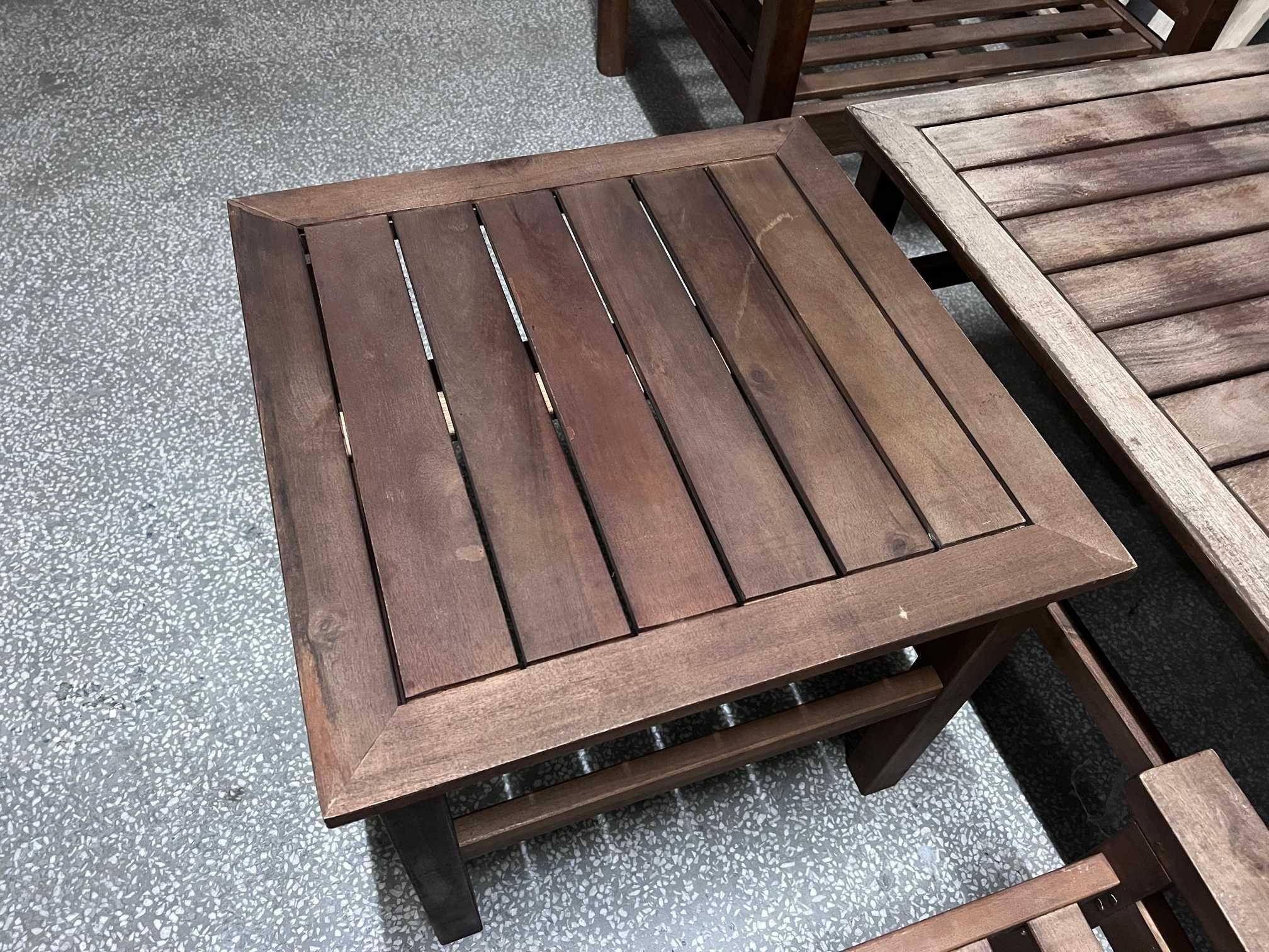 Meble drewniane ogrodowe stół , krzesła ,ława , stolik