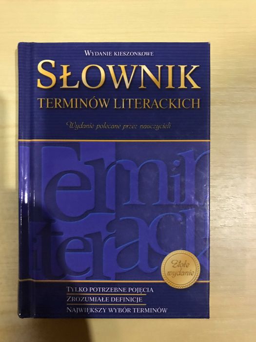Słownik terminów literackich wydanie kieszonkowe Anna Popławska