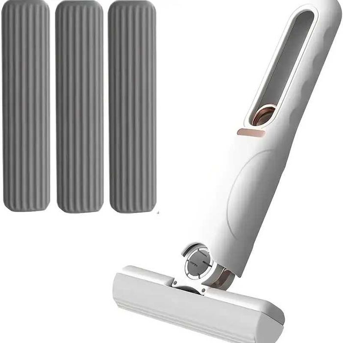 Mini esfregão com sistema anti escorrimento com 4 recargas