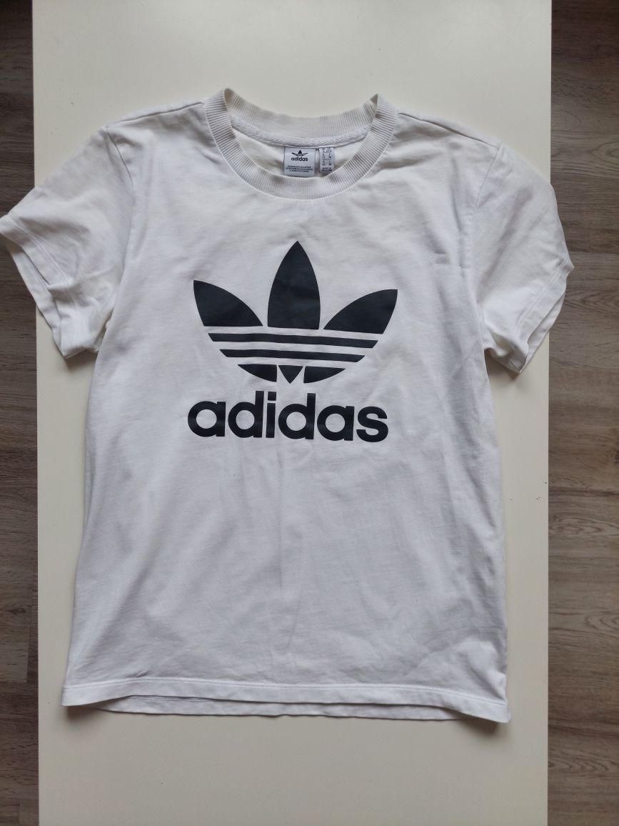 Damska koszulka sportowa T-shirt Adidas Oryginal duże logo