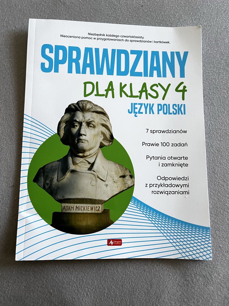 Język polski Sprawdziany dla klasy 4