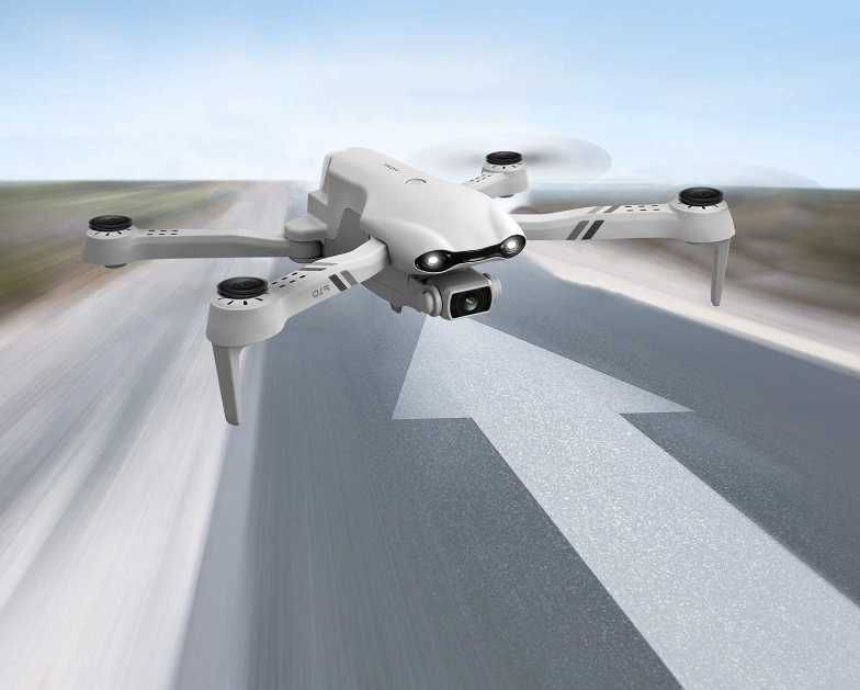 Dron F10 2 kamery WiFi zasięg 2km 25min lotu zawis akrobacje