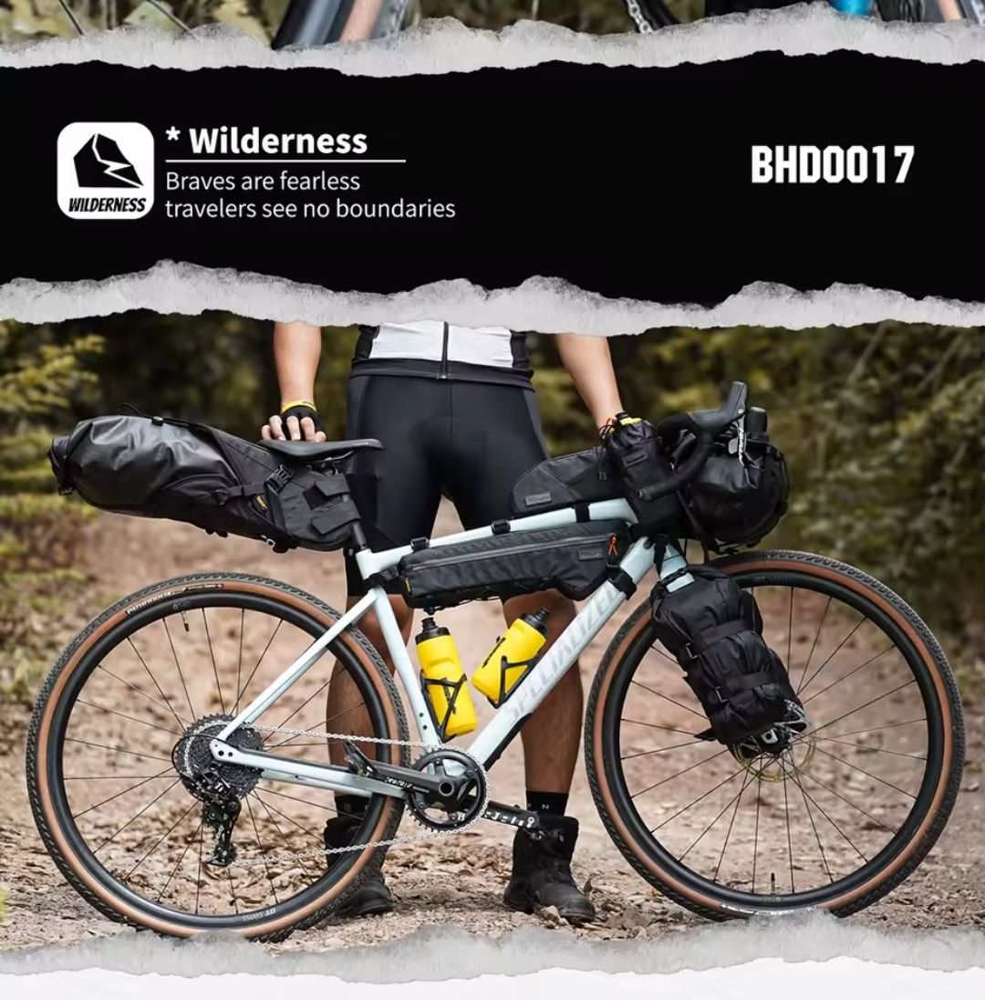 Torba rowerowa pod ramę Rhinowalk 2,4l BHD0017 44x13x6mm gravel Nowa