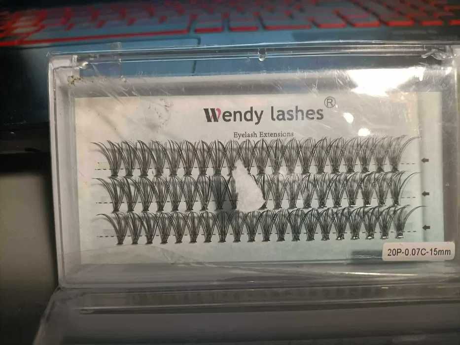 Kępki rzęs 0,07-15mm i 0,07D-9mm