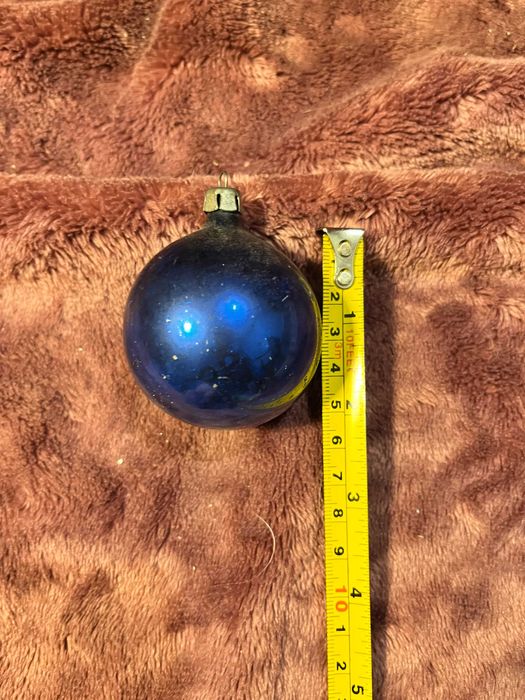 Bombka prl ozdoba choinkowa.