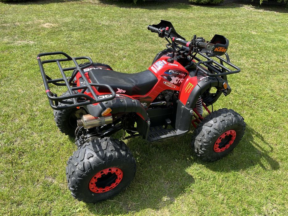 Quad 125 1+1 XTR Phyton kola 8 cali, LED. Mozliwy transport
