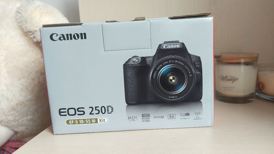 Новий дзеркальний фотоапарат Canon EOS 250D