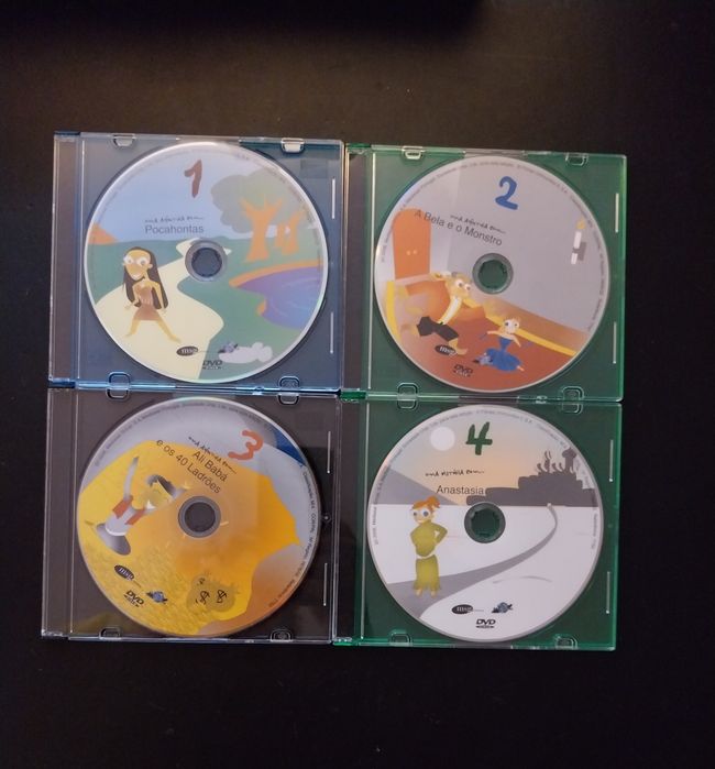 Conjunto DVD'S de histórias infantis