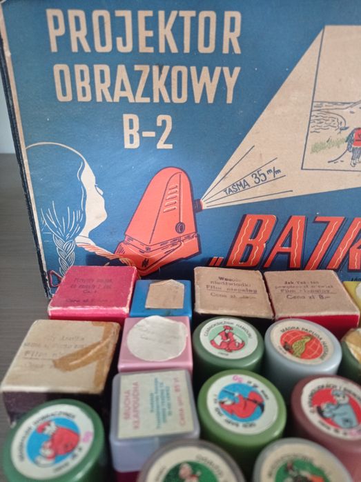 Bajka na rzutnik przeźrocze film komiks