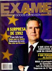 Cardoso e Cunha comissário europeu na revista Exame n°13 de 1990