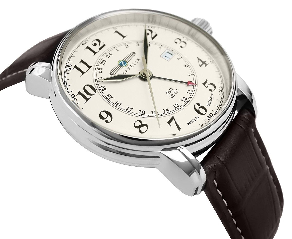 zegarek męski zeppelin lz127 graf zeppelin gmt 7642-5 + box