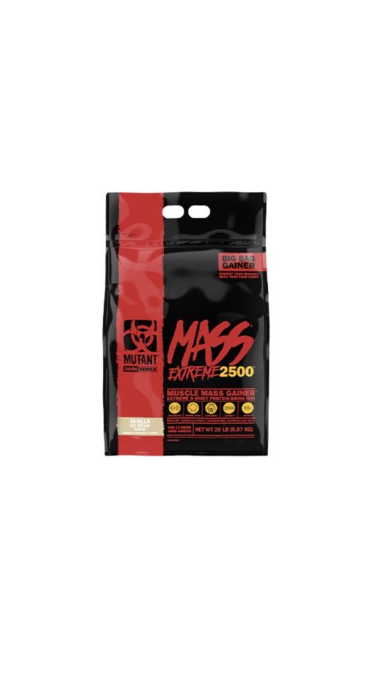 Nowy Mutant Mass XXXtreme 9070G Gainer Vanilla Ice Cream TANIO