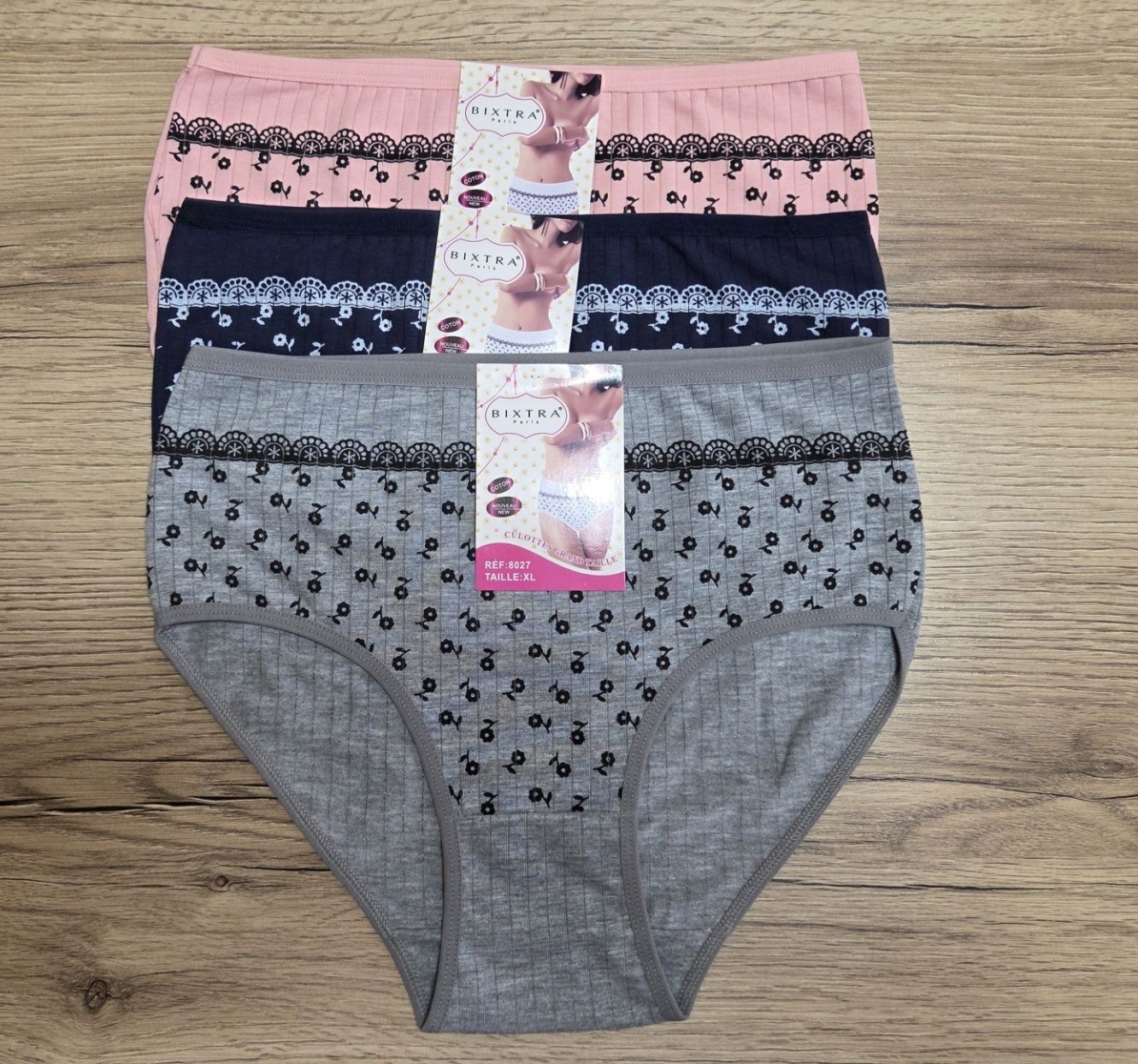 Majtki Damskie komplet 3sztuki XL