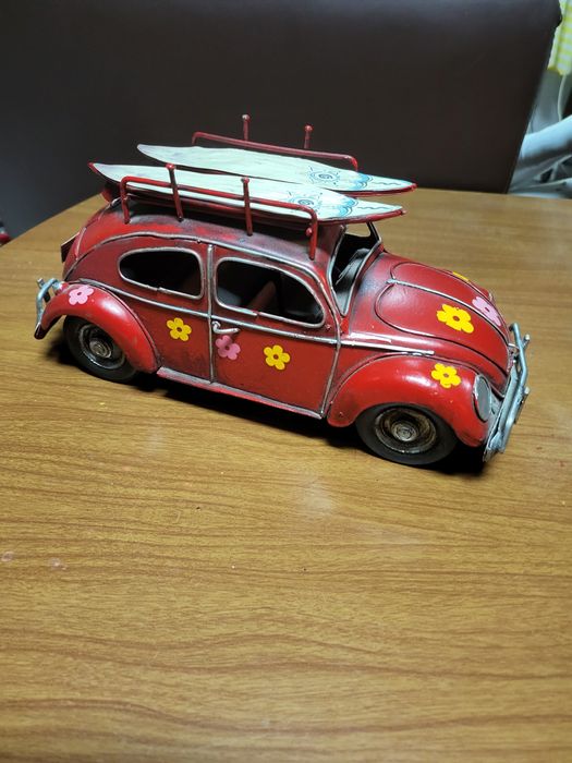 Vw carocha em metal feitos á mão