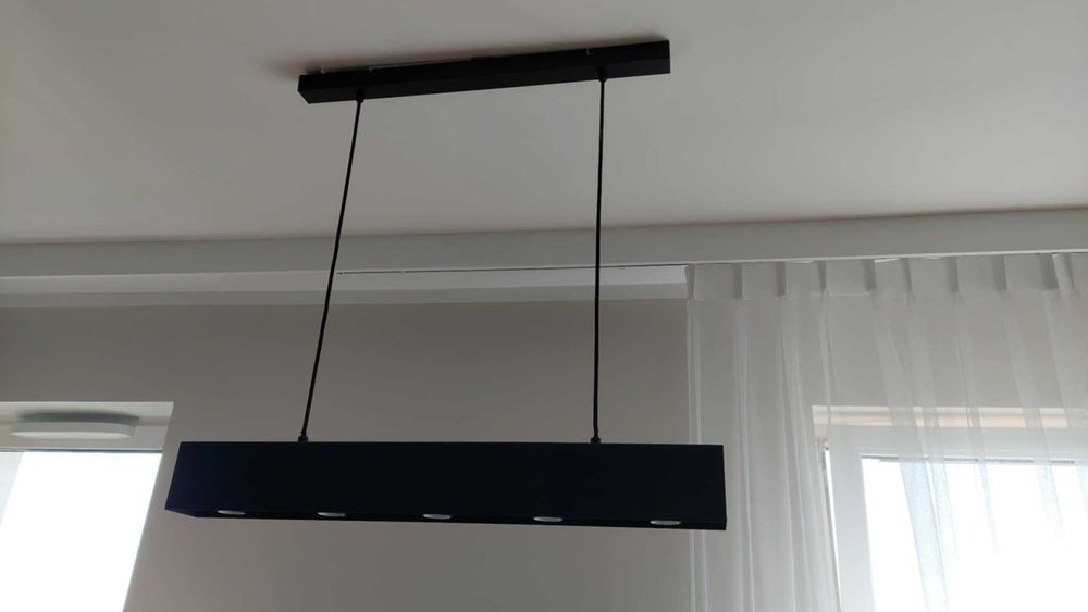 Lampa wisząca Markslojd COUTURE 107037 Salon Stół czarna loft 5xE27