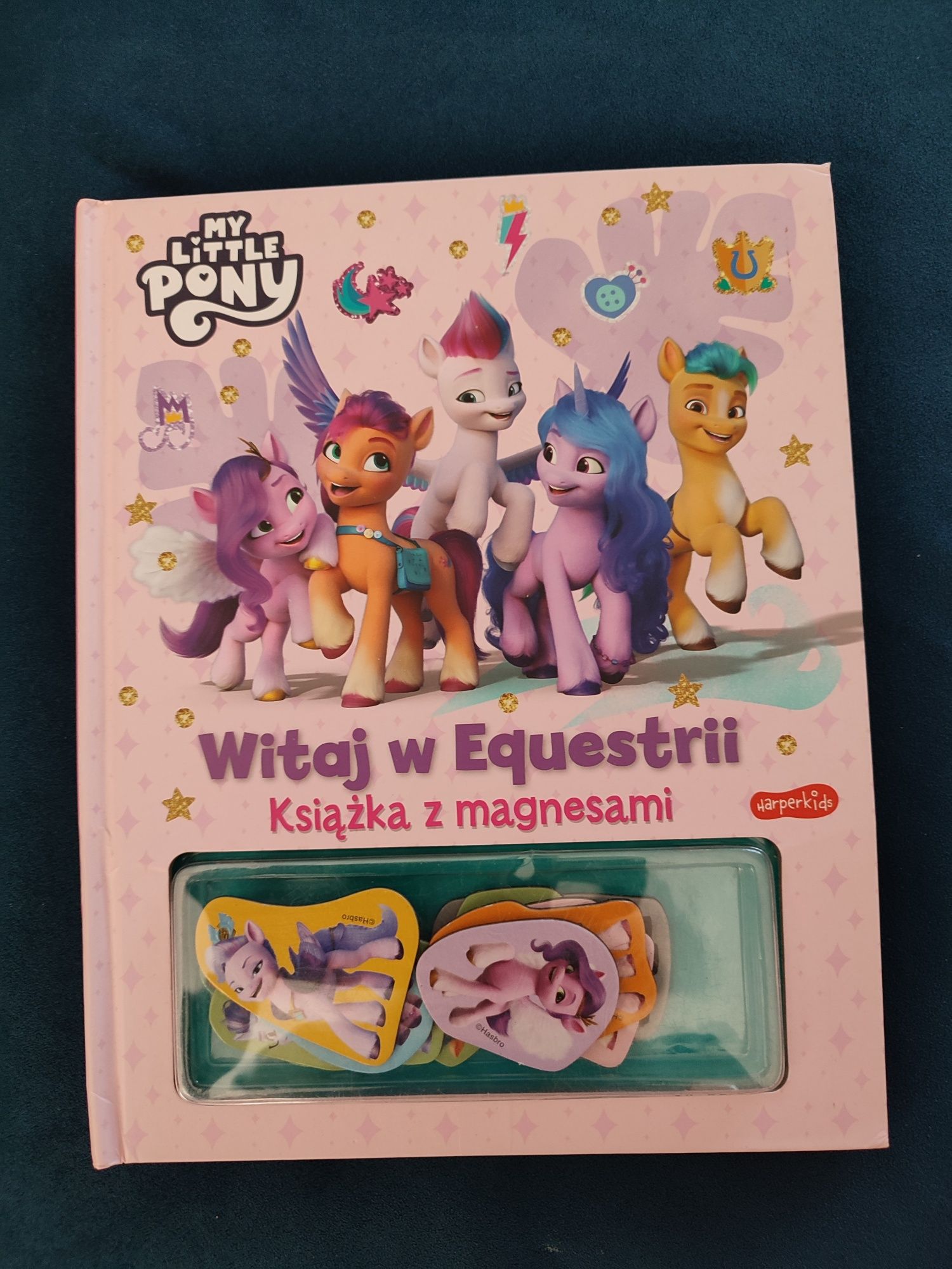 My little pony książka z magnesami