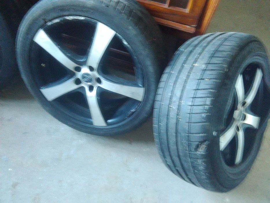 4 JANTES 17 + 1 Pneu Michelin como novo "NOVO PREÇO"