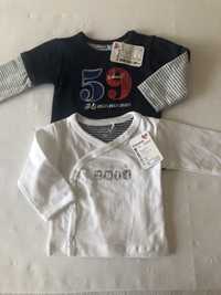 Prenatal  bluzki koszulki r. 56 62 kpl holandia