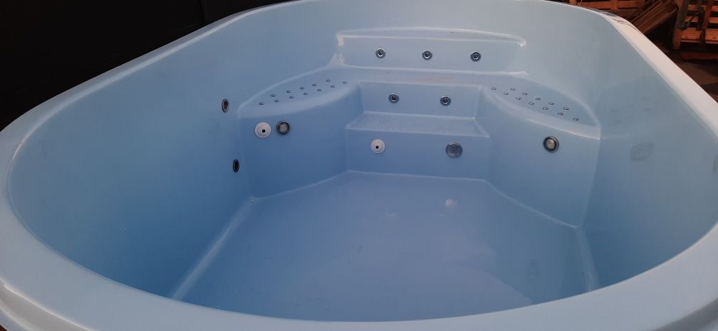 Basen 4x2x1 + Hydromasaż, Pompa Ciepła filtracja, JACUZZI SPA HOT TUB