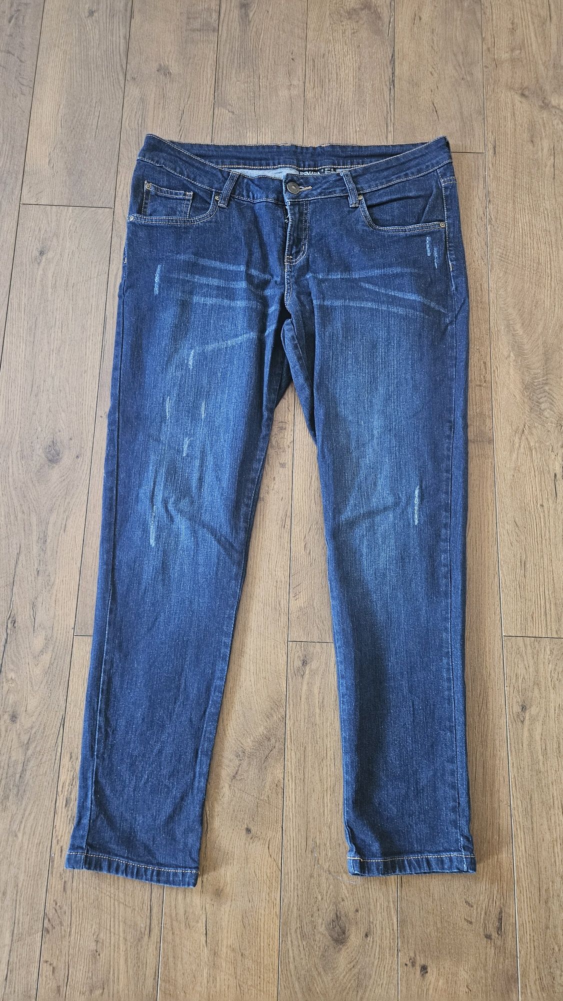 Spodnie jeans klasyczne granatowe rurki