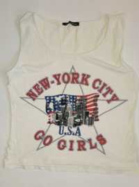 Kaner Collection wiskoza top bluzka New York City r. S/36