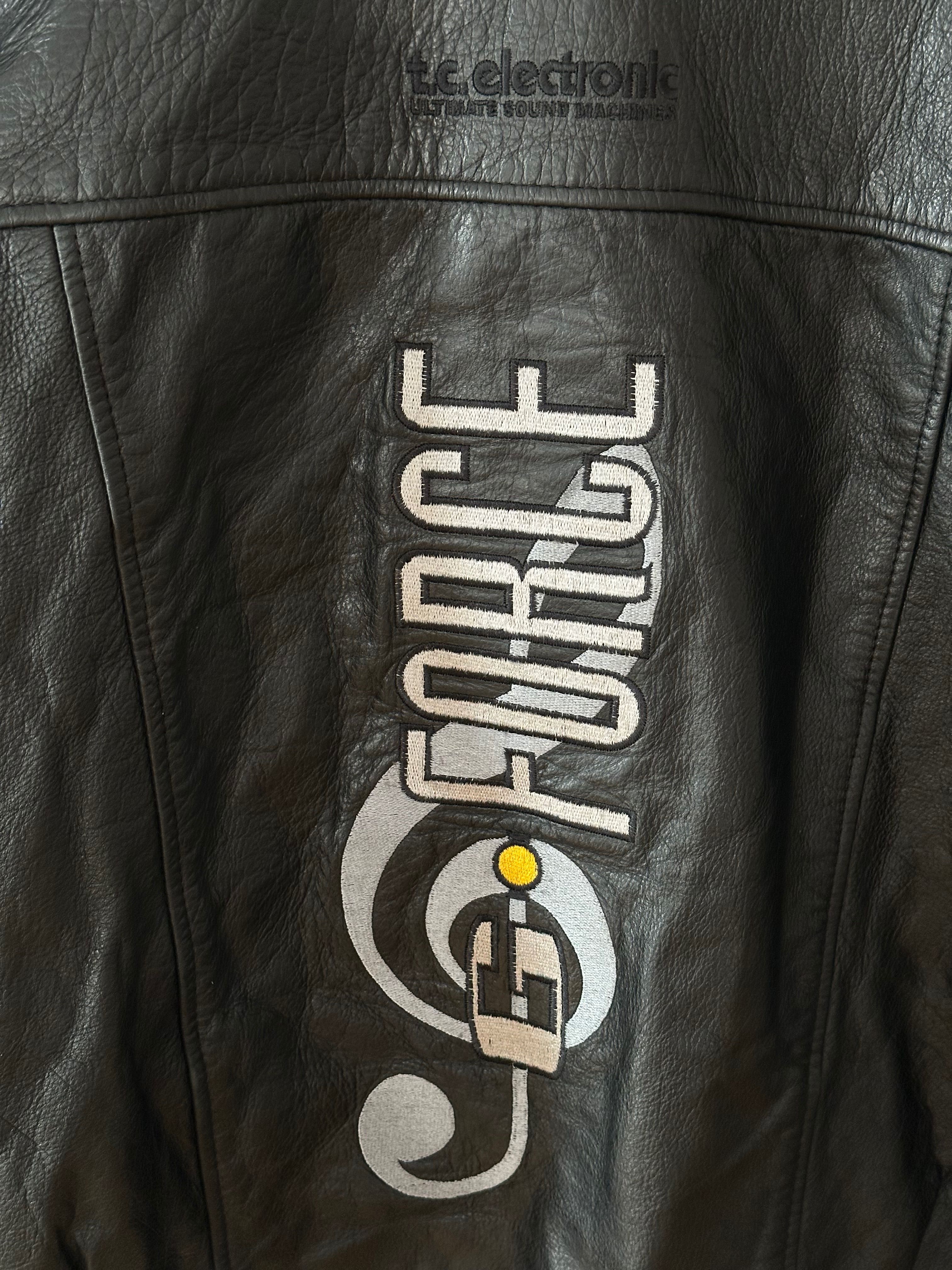 Vintage Leather G Force kurtka męska skórzana motorbike wyścigowa