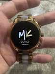 Michael kors relógio digital rosa gold
