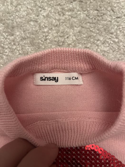 Świąteczny sweterek mikolaj 116 „23”